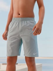 Nike Green Ripple 7 Inch Stripe Swim Shorts - Image 4 of 10