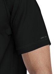 Nike Black Graphic Logo Short Sleeve Rash Vest - Image 5 of 5