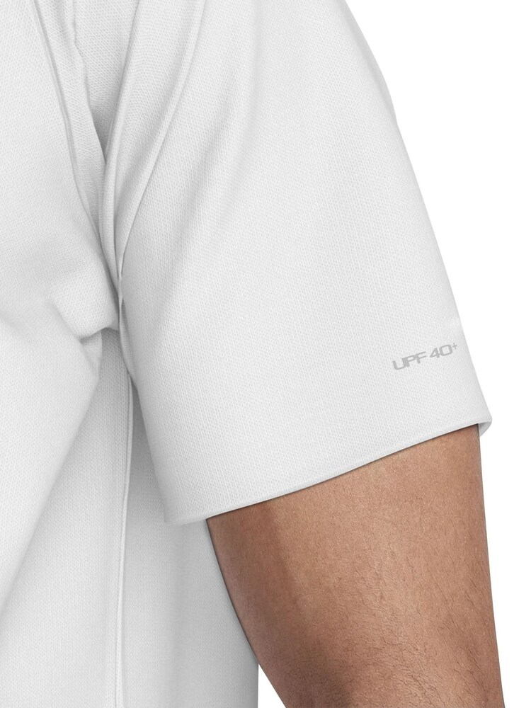 Nike White Graphic Logo Short Sleeve Rash Vest - Image 5 of 5