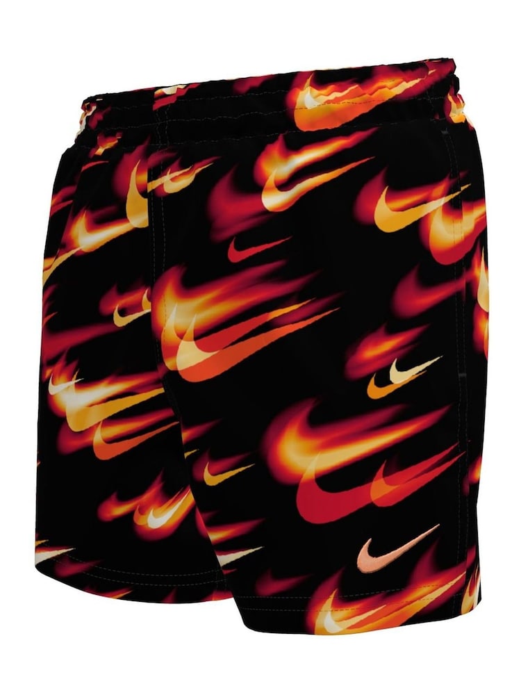 Nike Red Breaker Asteroid Print 4" Volley Swim Shorts - Image 1 of 3