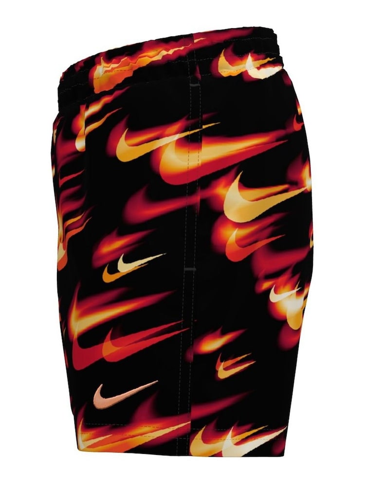Nike Red Breaker Asteroid Print 4" Volley Swim Shorts - Image 2 of 3