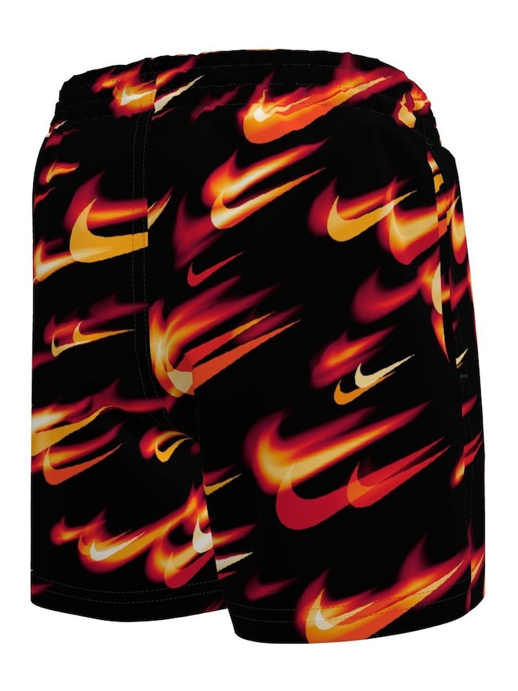 Nike Red Breaker Asteroid Print 4" Volley Swim Shorts - Image 3 of 3