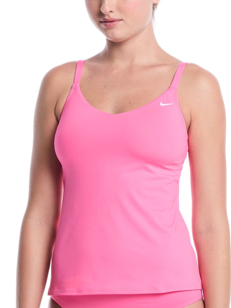 Rose - Nike tankini indispensable col en V - Image 1 de 5