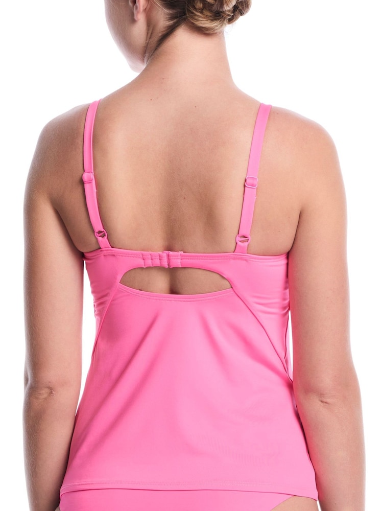 Rose - Nike tankini indispensable col en V - Image 2 de 5
