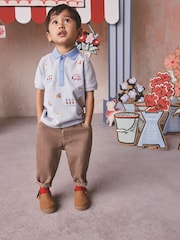 Blue London Embroideries Polo Shirt (3mths-7yrs) - Image 1 of 9