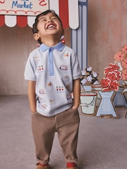 Blue London Embroideries Polo Shirt (3mths-7yrs) - Image 2 of 9