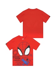 Character Red Marvel Spidey And His Amazing Friends T-Shirts 2 Pack - Image 2 of 5
