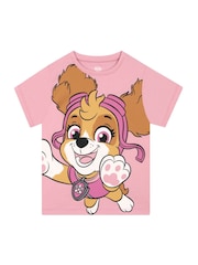 Character Pink Girls PAW Patrol T-Shirts 2 Pack - Image 4 of 12