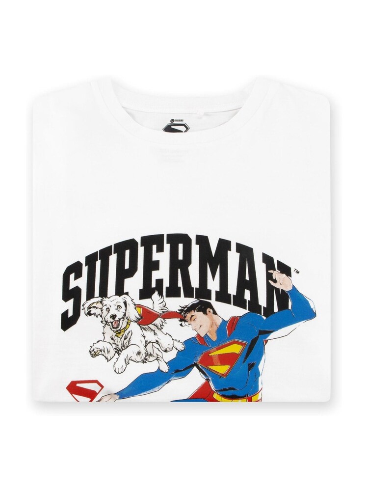 Character White DC Comics Superman And Krypto T-Shirt - Image 8 of 8 Character White DC Comics Superman And Krypto T-Shirt - Image 8 of 8