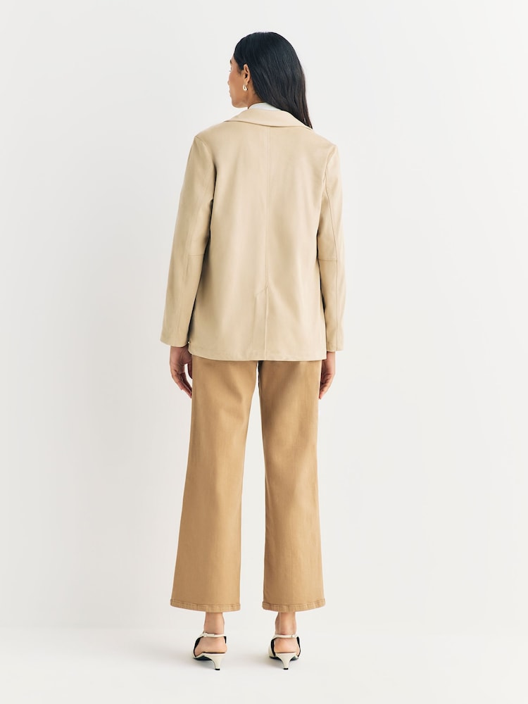 Emme by Marella Emmcerchio Jersey Frakk Brun Jakke - Bilde 5 av 5