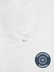 Silentnight White Pure Cotton Duvet Set - Image 2 of 9