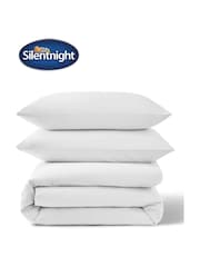 Silentnight White Pure Cotton Duvet Set - Image 4 of 9