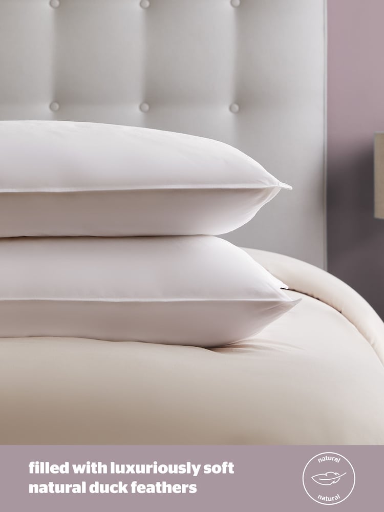Silentnight Duck Feather Pillowcase - Image 2 of 8