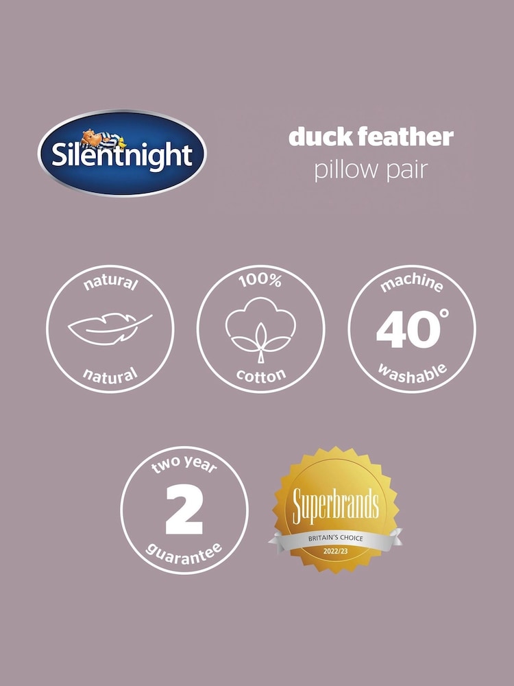 Silentnight Duck Feather Pillowcase - Image 8 of 8