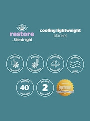 Silentnight Blue Restore Cooling Throw - Image 7 of 9