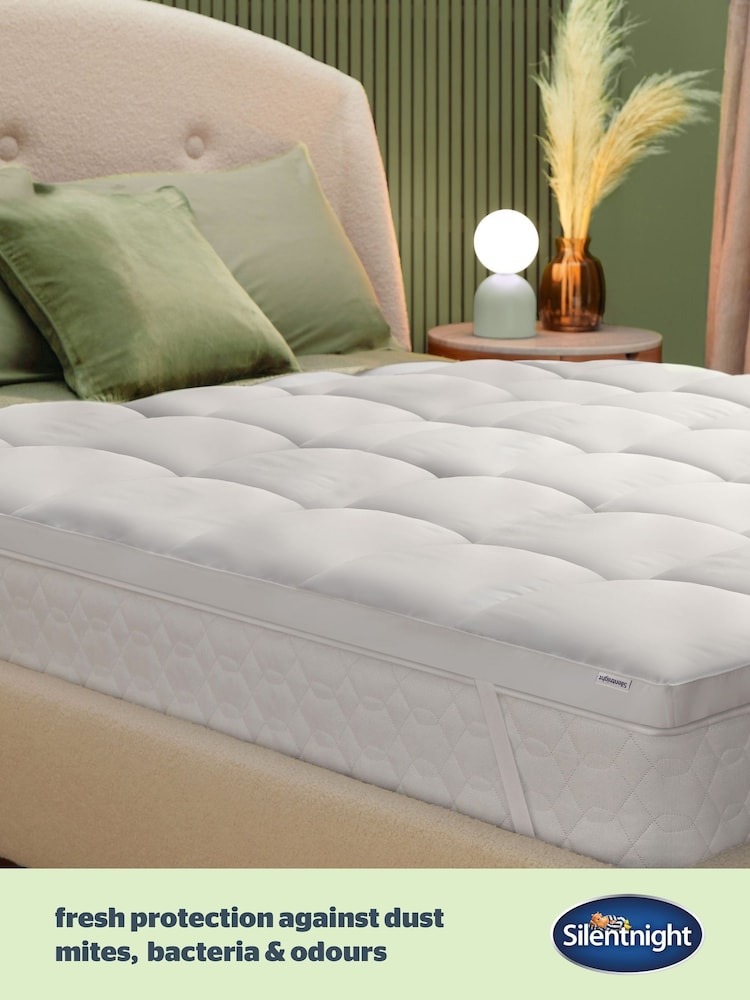 Silentnight White Anti Allergy Ultimate 5cm Mattress Topper - Image 2 of 11