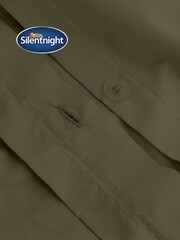 Silentnight Sage Cotton Rich T180 Washed Duvet Set - Image 5 of 7