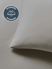 Silentnight Light Grey Pure Cotton Duvet Set - Image 3 of 9