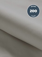 Silentnight Light Grey Pure Cotton Duvet Set - Image 7 of 9