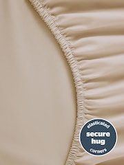 Silentnight Natural Pure Cotton 40cm Extra Deep Fitted Sheet - Image 2 of 7