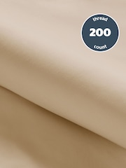 Silentnight Natural Pure Cotton 40cm Extra Deep Fitted Sheet - Image 4 of 7