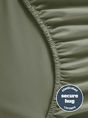 Silentnight Sage Pure Cotton 40cm Extra Deep Fitted Sheet - Image 6 of 7