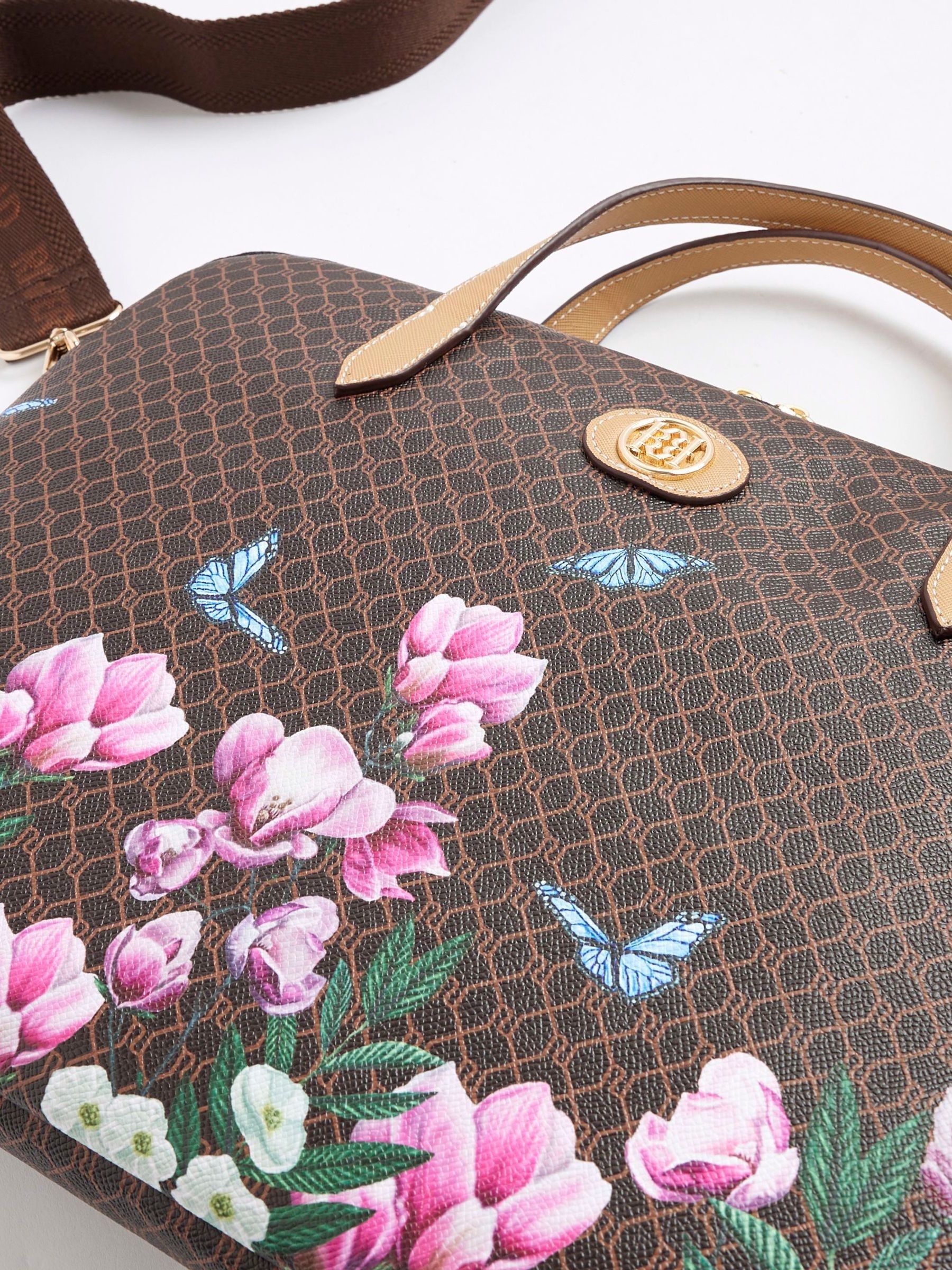 Buy River Island Brown Floral Print Morgan Collaboration Laptop