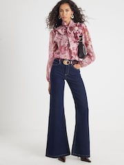River Island Pink Premium Floral Print Shirt - Image 2 of 4