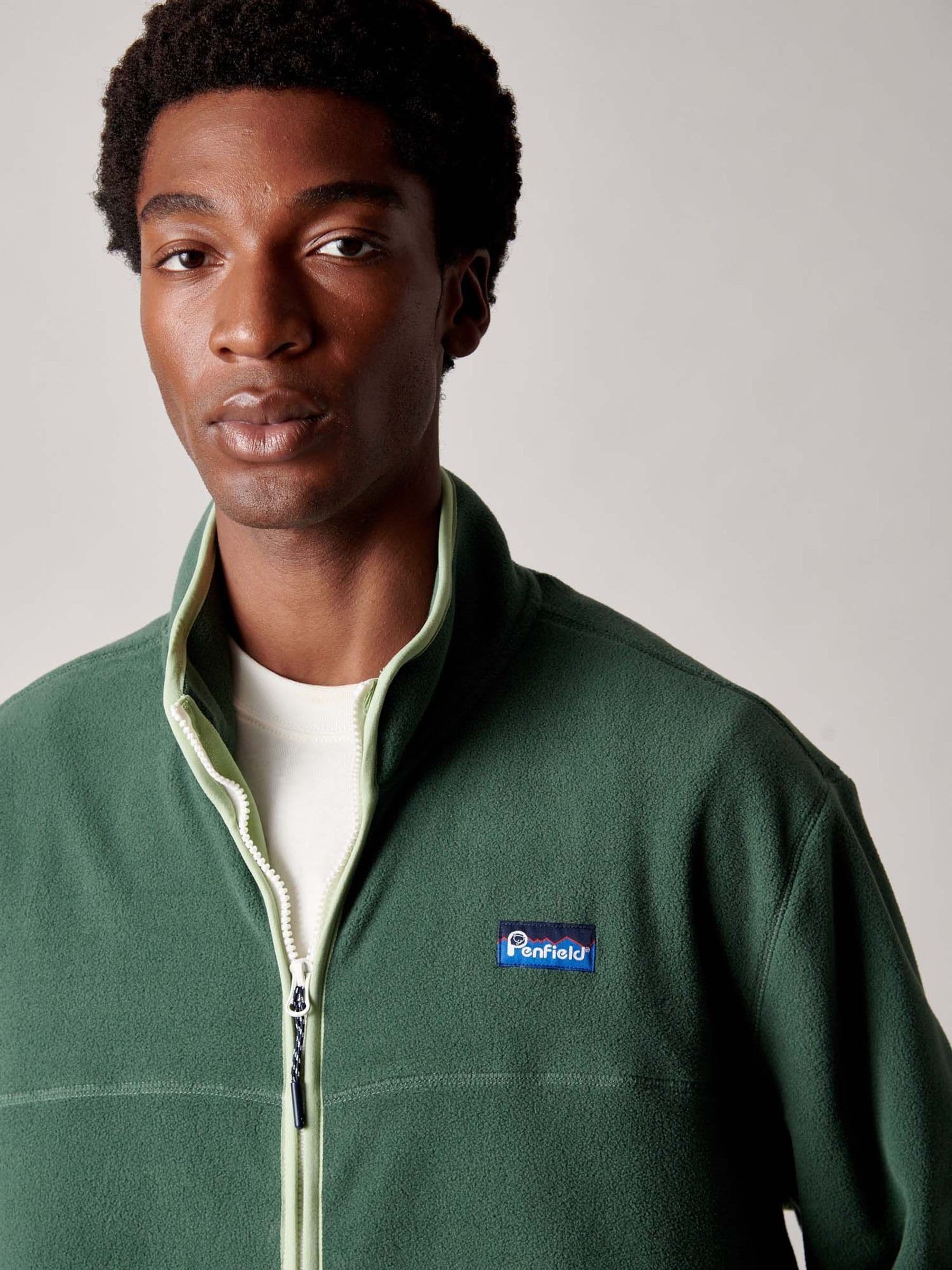 Buy Penfield Green Mens Graylock Fleece Jacket from Next USA