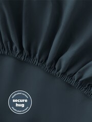 Silentnight Indigo Cotton Rich T180 Washed Fitted Sheet - Image 3 of 6