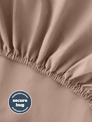 Silentnight Natural Cotton Rich T180 Washed Fitted Sheet - Image 3 of 6
