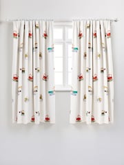 Neutral Diggers Pencil Pleat Blackout Curtains - Image 4 of 7