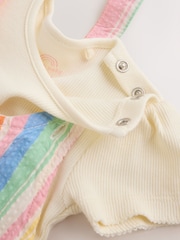 Multi Character Baby Dungarees and Bodysuits Set 2 Piece (0mths-2yrs) - Image 12 of 14