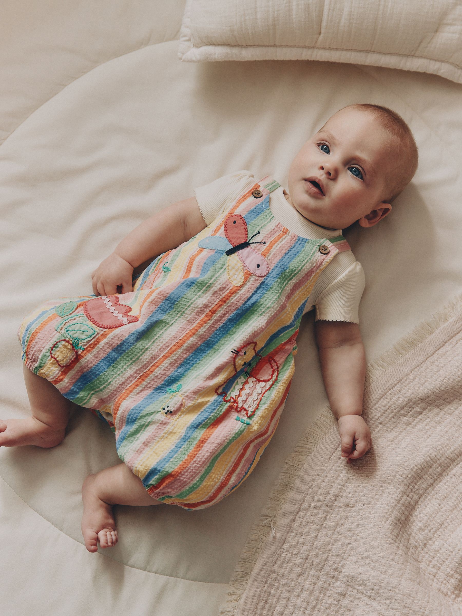 Buy Multi Character Baby Dungarees and Bodysuits Set 2 Piece