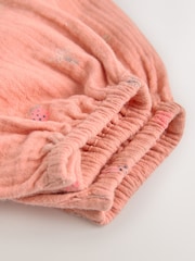 Orange Tropical Baby Long Leg Muslin Romper (0mths-3yrs) - Image 7 of 8