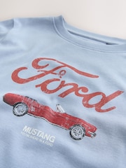 Blue Official Ford License Car Graphic Crew Neck T-Shirt - Image 6 of 7