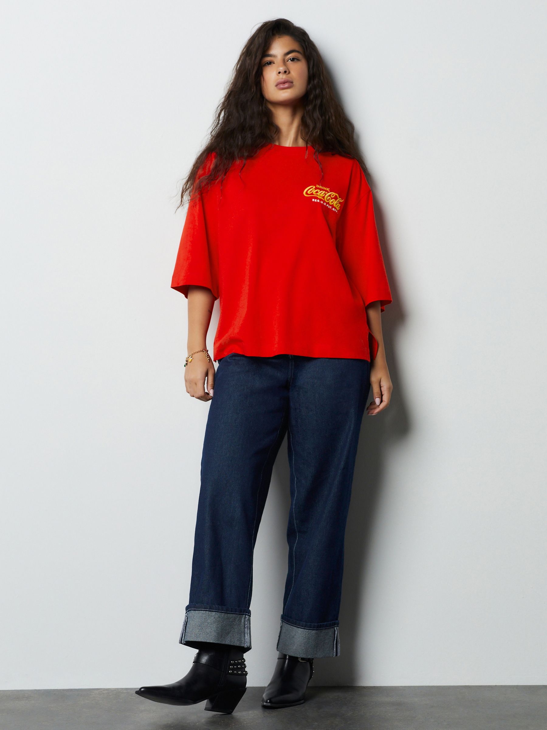 Buy Red Official Coca Cola Short Sleeve T-Shirt from Next USA