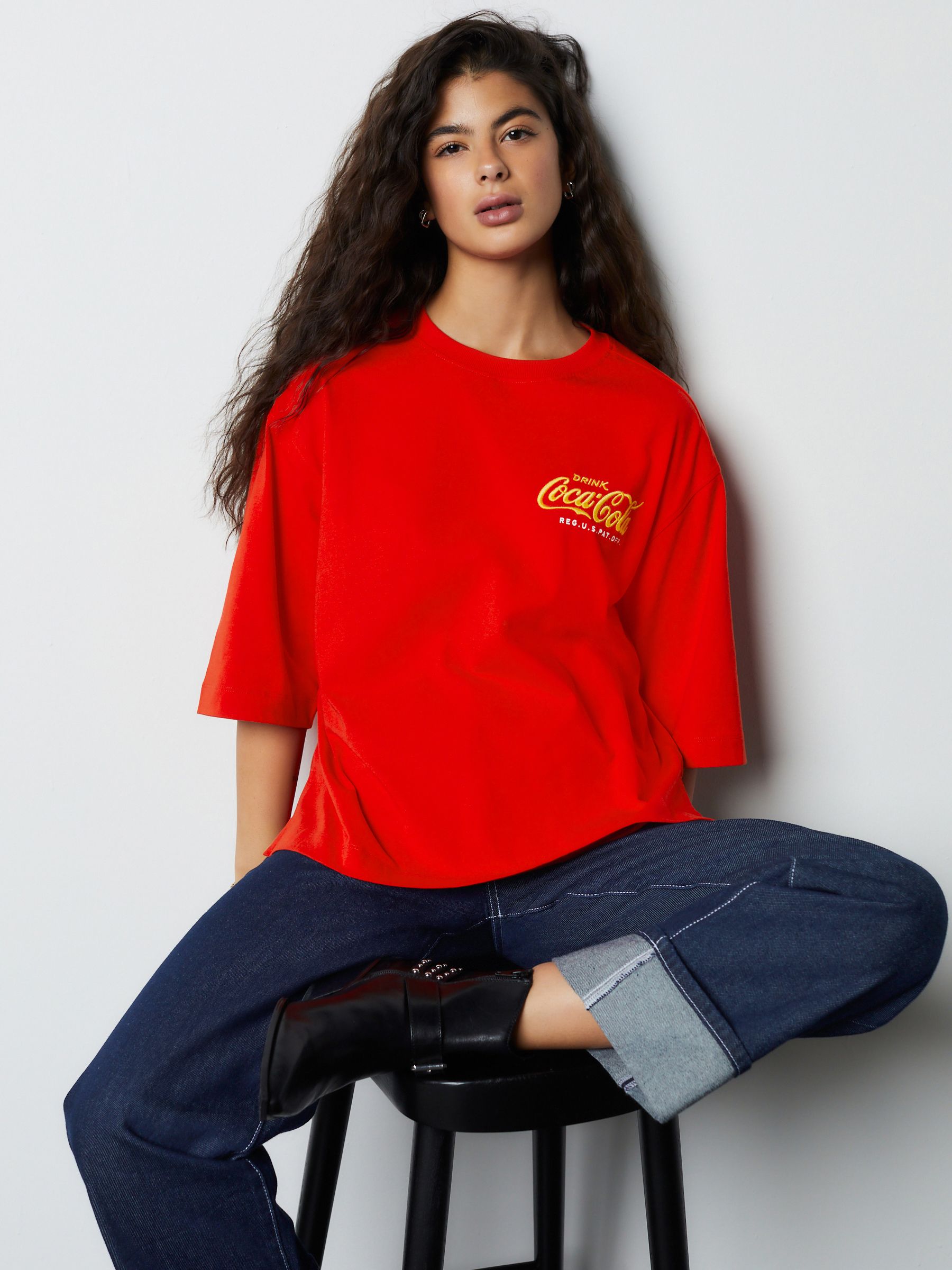 Buy Red Official Coca Cola Short Sleeve T-Shirt from Next USA