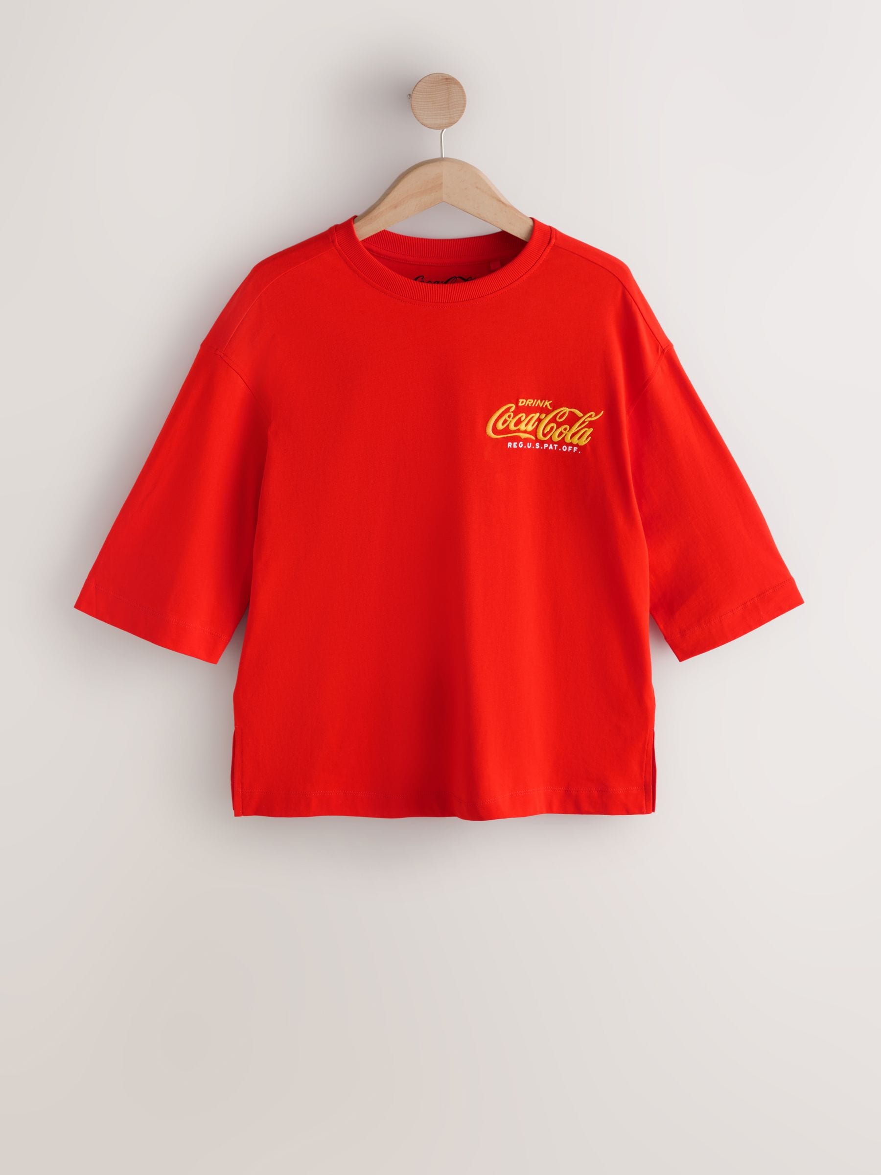 Buy Red Official Coca Cola Short Sleeve T-Shirt from Next USA