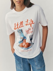 White License Graphic 'Still Life' Crew Neck T-Shirt - Image 5 of 8