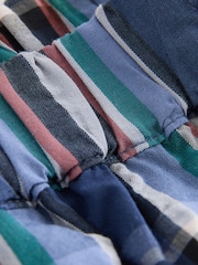 Blau kariert - Pullon Wide Leg Trousers (3-16yrs) - Bild 3 von 4