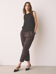 Black Forever Comfort® Point Toe Bow Two Part Heels - Image 4 of 9