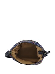 Pavers Navy Floral Print Cross-Body Bag - Image 3 of 3