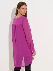 Star by Julien MacDonald Pink Zip Detail Eyelet Top - Image 3 of 6