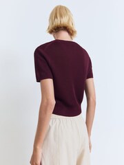 Mango Purple Sweater Romeo Jumper - Image 4 of 4