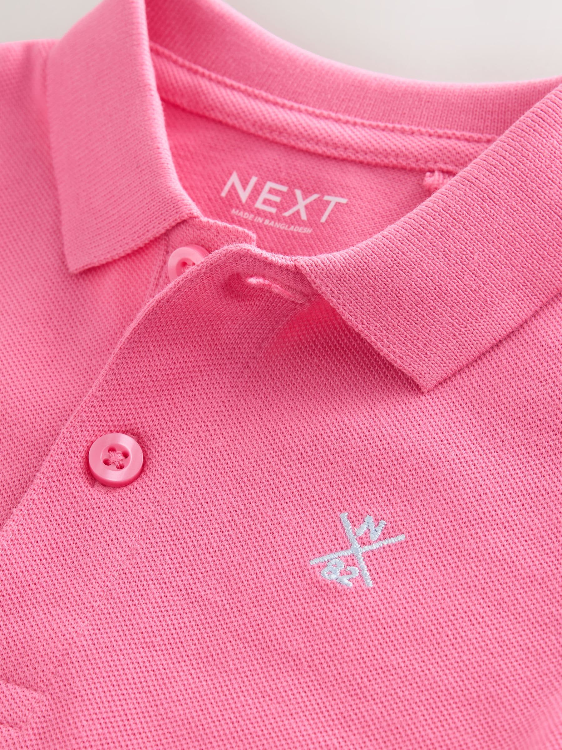 Buy Bright Pink Short Sleeve Polo Shirt (3mths-7yrs) from Next USA