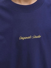 JACK & JONES Junior Blue Long Sleeve T-Shirt - Image 5 of 6