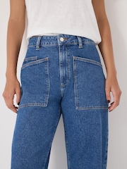 Hush Blue Cordi Barrel Leg Jeans - Image 5 of 7