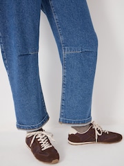 Hush Blue Cordi Barrel Leg Jeans - Image 6 of 7