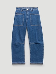Hush Blue Cordi Barrel Leg Jeans - Image 7 of 7